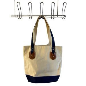 South Carolina mini boat tote 13x10” cream color